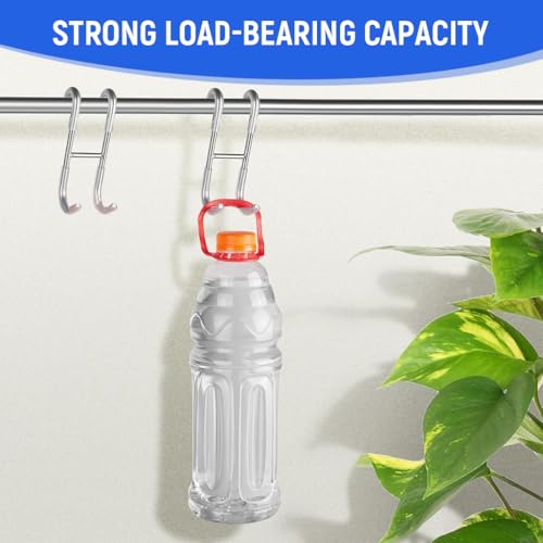 HASTHIP® 2Pcs Door Hooks Over-the-door Hanging Hook Stainless Steel Dual-hook Design Door Hooks Glass Door Hook Carbinet Door Hook Kitchen Bathroom Removable Hanging Hooks HASTHIP® 2Pcs Door Hooks Over-the-door Hanging Hook Stainless Steel Dual-hook Design Door Hooks Glass Door Hook Carbinet Door Hook Kitchen Bathroom Removable Hanging Hooks